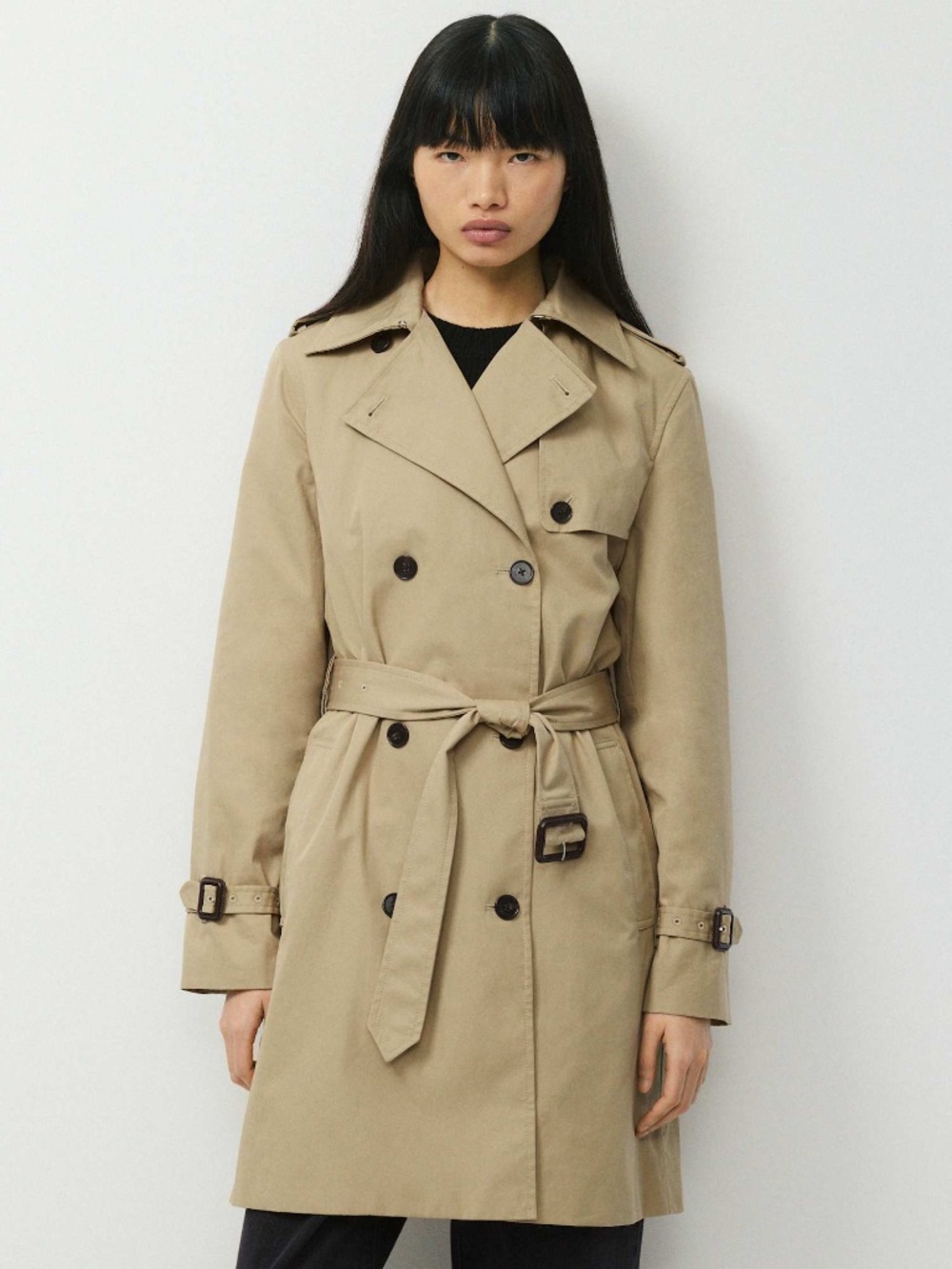 Babaton Tench Coat. Aritzia. XXS